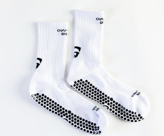 CG Grip Socks - White