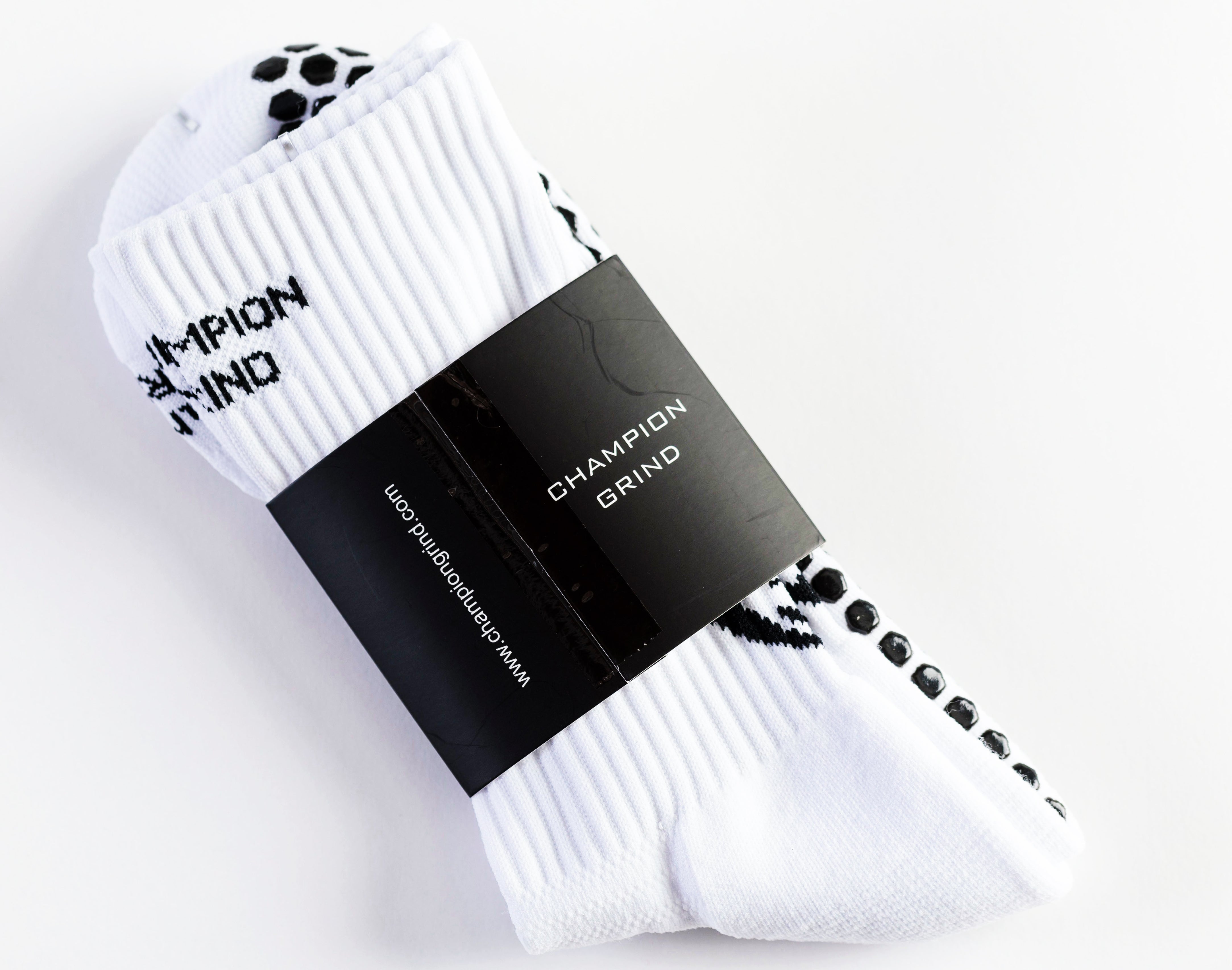 CG Grip Socks - White